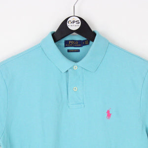 Mens RALPH LAUREN Polo Shirt Blue | Medium