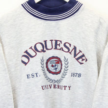 Load image into Gallery viewer, Vintage DUQUESNE UNIVERSITY 90s Sweatshirt Grey | Medium
