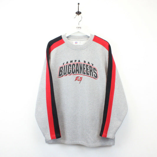 NFL 00s Tampa Bay BUCCANEERS Sweatshirt Grey | Large