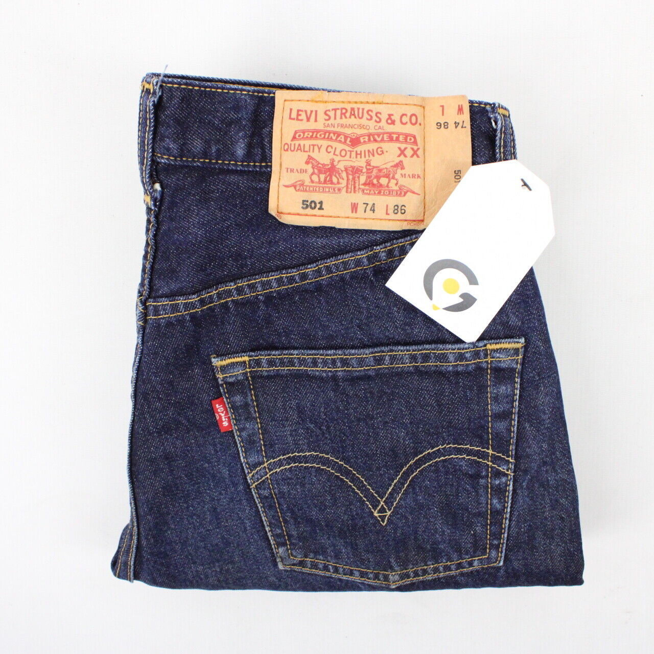 Womens LEVIS 501 Jeans Dark Blue | W29 L26 – GPS Vintage