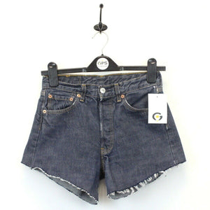 Womens LEVIS 501 Shorts Dark Blue | W26