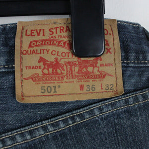 LEVIS 501 Jeans Dark Blue | W36 L32