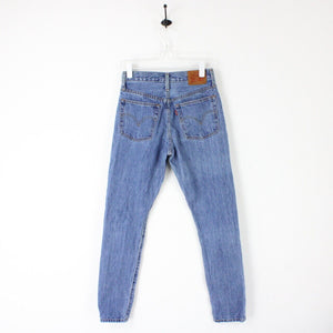 Womens LEVIS 501 S Skinny Jeans Mid Blue | W25 L30