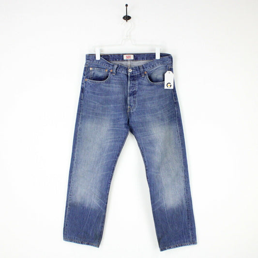 Mens LEVIS 501 Jeans Mid Blue | W33 L30