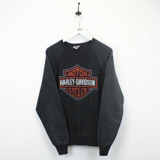 HARLEY DAVIDSON 90s Sweatshirt Black | Medium