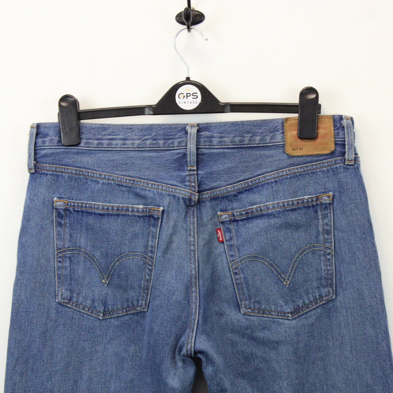 Womens LEVIS 501 CT Jeans Mid Blue | W36 L30 – GPS Vintage