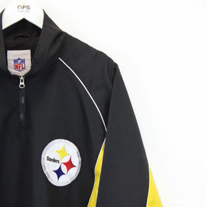 NFL Pittsburgh STEELERS 1/4 Zip Jacket | Large