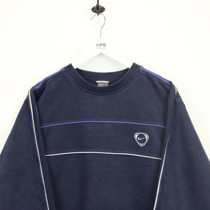 NIKE 00s Sweatshirt Navy Blue | Medium