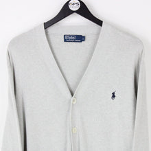 Load image into Gallery viewer, Mens RALPH LAUREN Knit Cardigan Grey | Large
