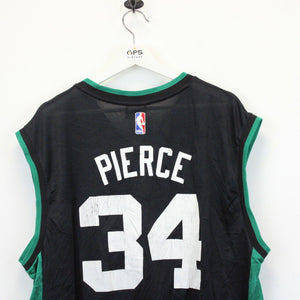 NBA REEBOK 00s Boston CELTICS Jersey Black | XL