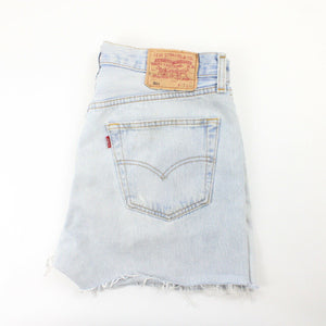 Womens LEVIS 501 Shorts Light Blue | W33