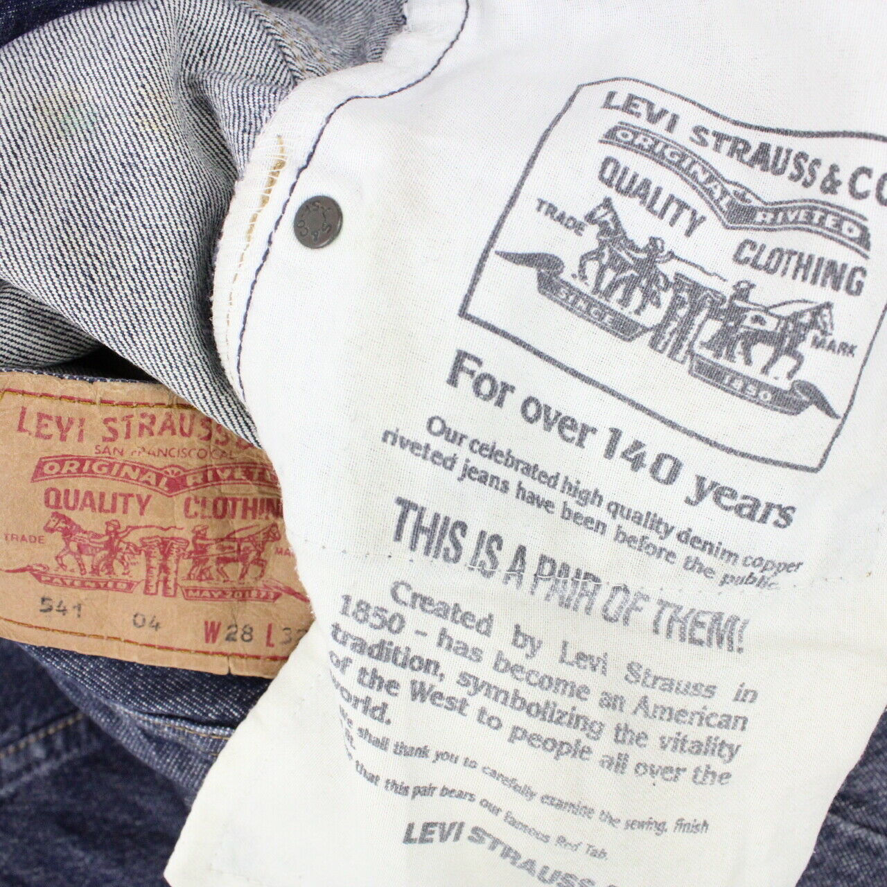 Levi strauss & on sale co jeans 541