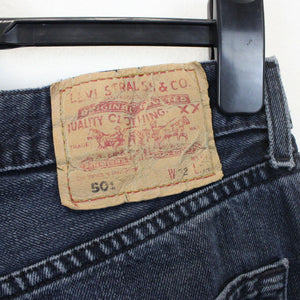 LEVIS 501 Jeans Black Charcoal | W32 L34