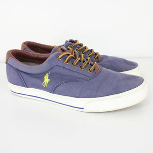 Mens RALPH LAUREN Vaughn Trainers Blue | UK 8.5