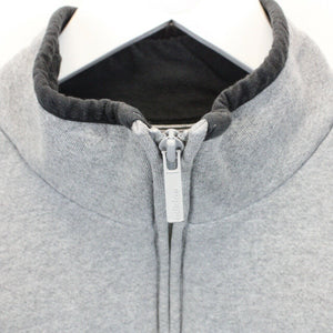 ADIDAS 1/4 Zip Sweatshirt Grey | Medium