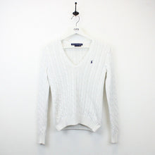 Load image into Gallery viewer, Womens RALPH LAUREN Knit Sweatshirt White | Small
