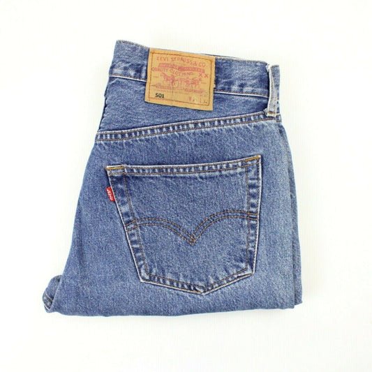 Womens LEVIS 501 Jeans Mid Blue | W32 L26