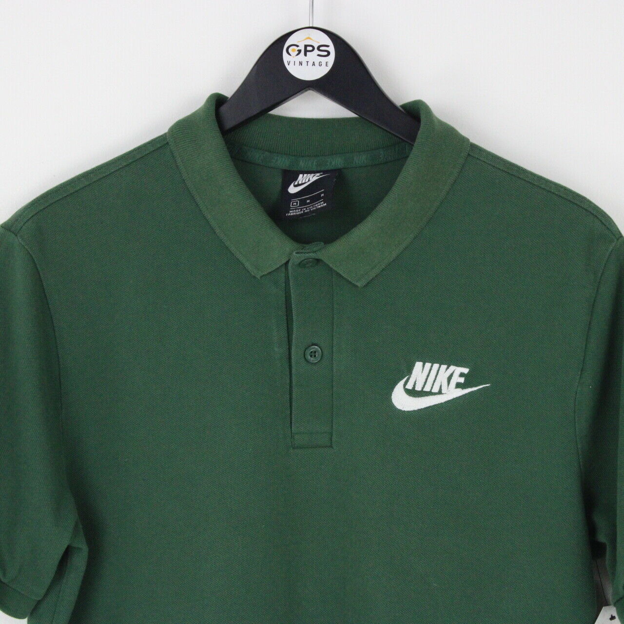 Green nike outlet polo