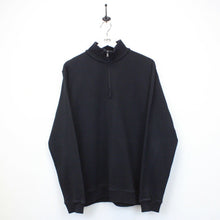 Load image into Gallery viewer, HUGO BOSS 1/4 Zip Sweatshirt Black | XL
