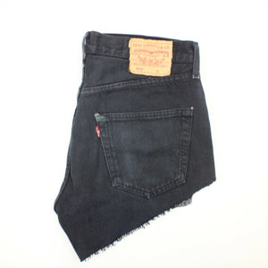 Womens LEVIS 501 Shorts Black | W32