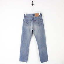 Load image into Gallery viewer, Womens LEVIS 501 Jeans Mid Blue | W27 L30
