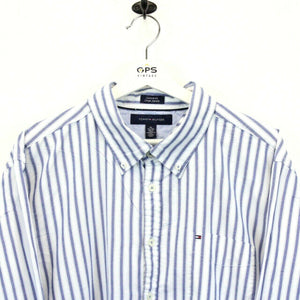 TOMMY HILFIGER 00s Shirt Blue | XL