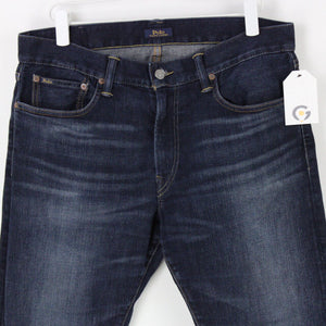 Mens RALPH LAUREN Varick Jeans Dark Blue | W34 L32