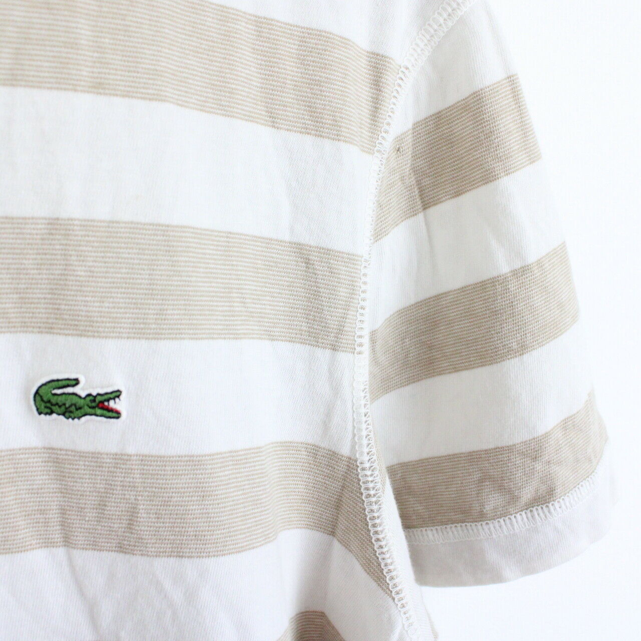 LACOSTE T-Shirt Beige | Small