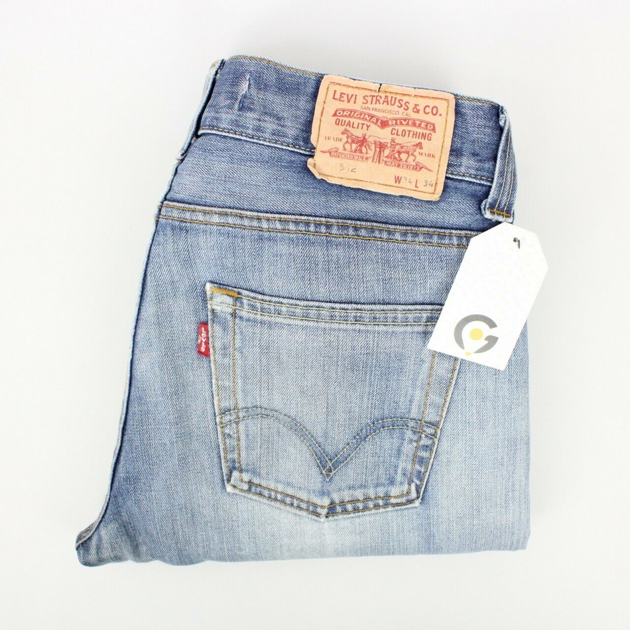 Mens LEVIS 512 Jeans Mid Blue | W34 L32