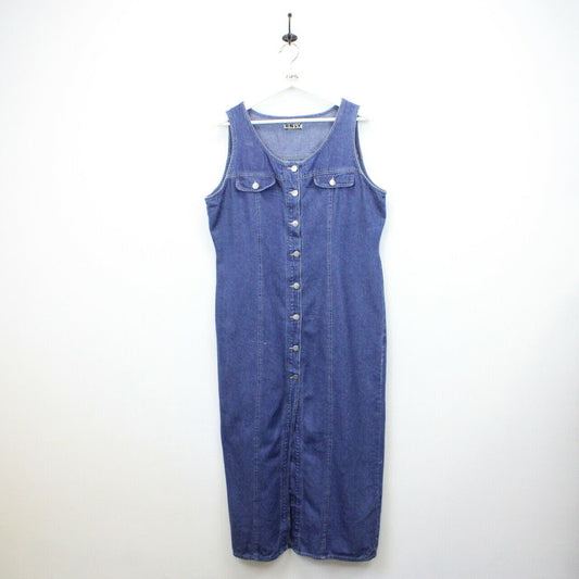 Womens 90s Dress Blue | Medium