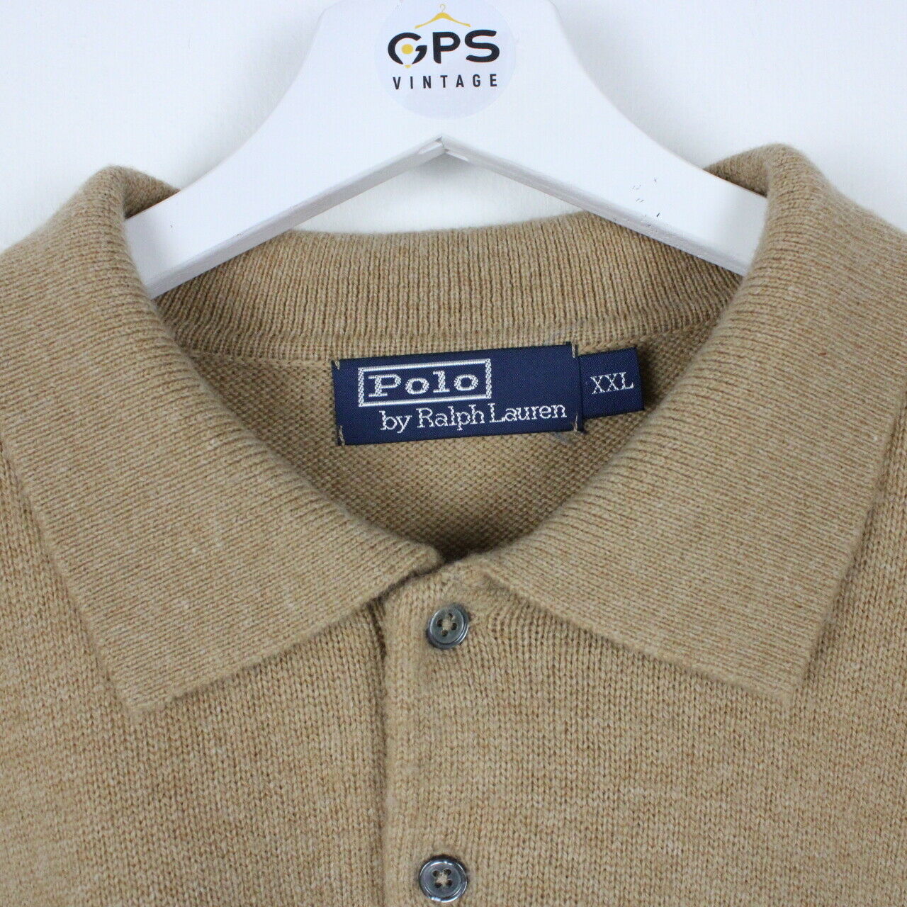 RALPH LAUREN Polo Shirt Brown | XXL