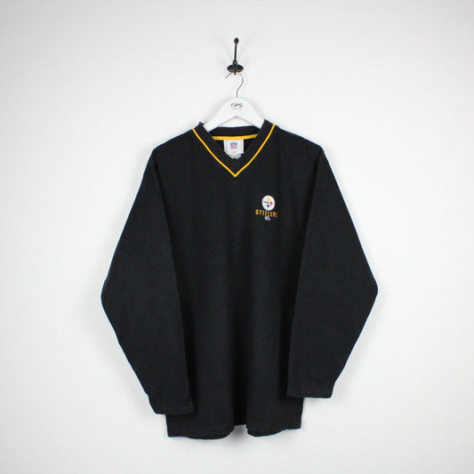 Vintage NFL Pittsburgh STEELERS Sweatshirt Black | Medium