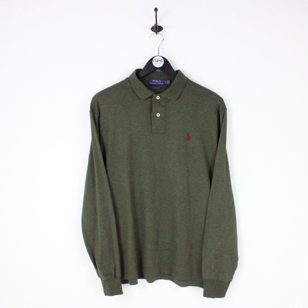 Mens RALPH LAUREN Polo Shirt Green | Medium