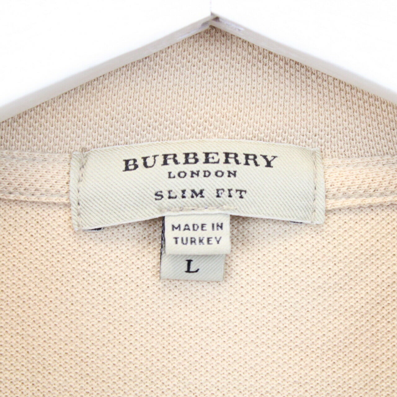 BURBERRY Polo Shirt Beige | Large