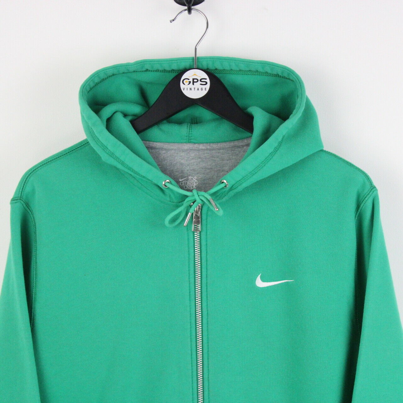 Vintage Nike Pistachio hotsell Green Small Swoosh Zip Up Hoodie