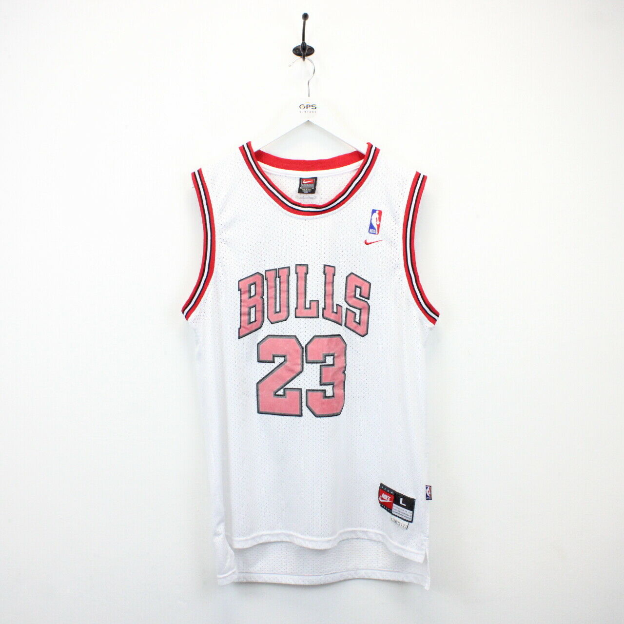 NIKE TEAM 90s Chicago BULLS Jersey White | Large