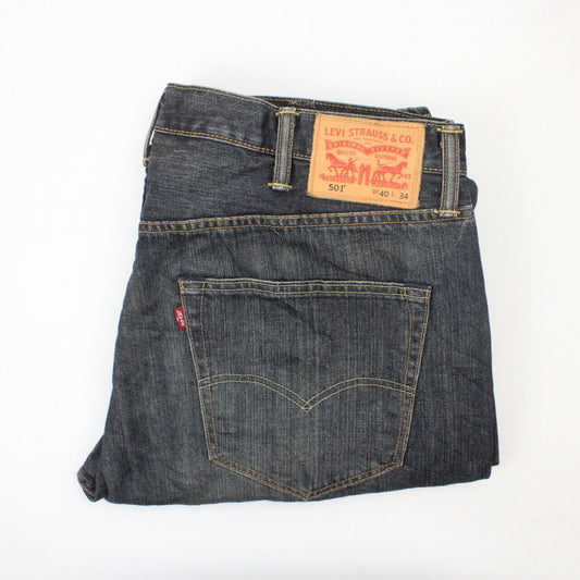 LEVIS 501 Jeans Dark Blue | W40 L34