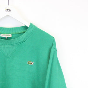 CHEMISE LACOSTE 90s Knit Sweatshirt Green | Small