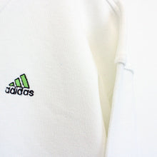 Load image into Gallery viewer, Womens ADIDAS 90s 1/4 Zip Sweatshirt White | Medium
