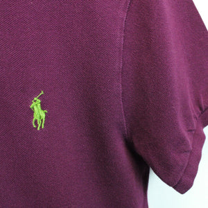 RALPH LAUREN Polo Shirt Purple | XS