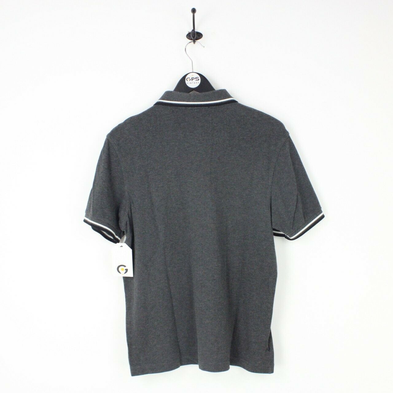 Mens FRED PERRY Polo Shirt Grey | Medium