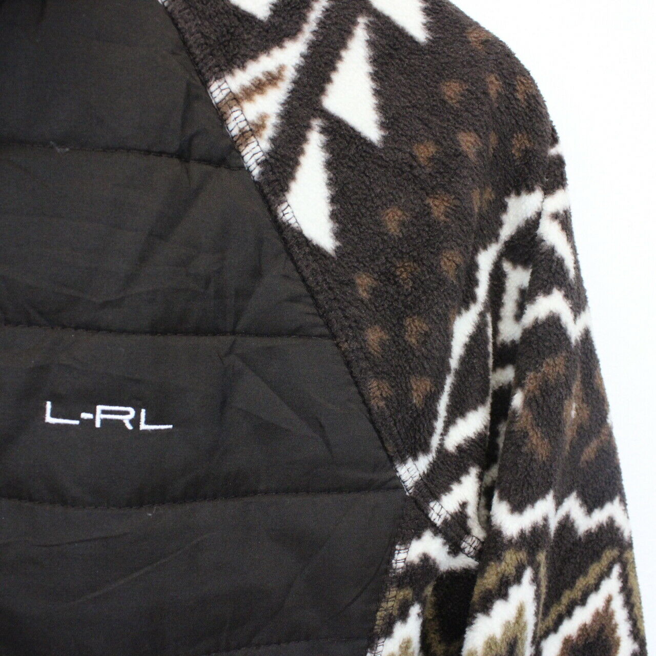 Womens RALPH LAUREN Fleece Jacket Brown | XS