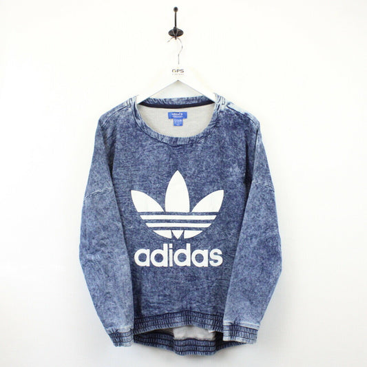 Womens ADIDAS ORIGINALS Sweatshirt Blue | Medium