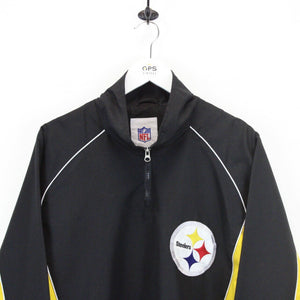 NFL Pittsburgh STEELERS 1/4 Zip Jacket | Large