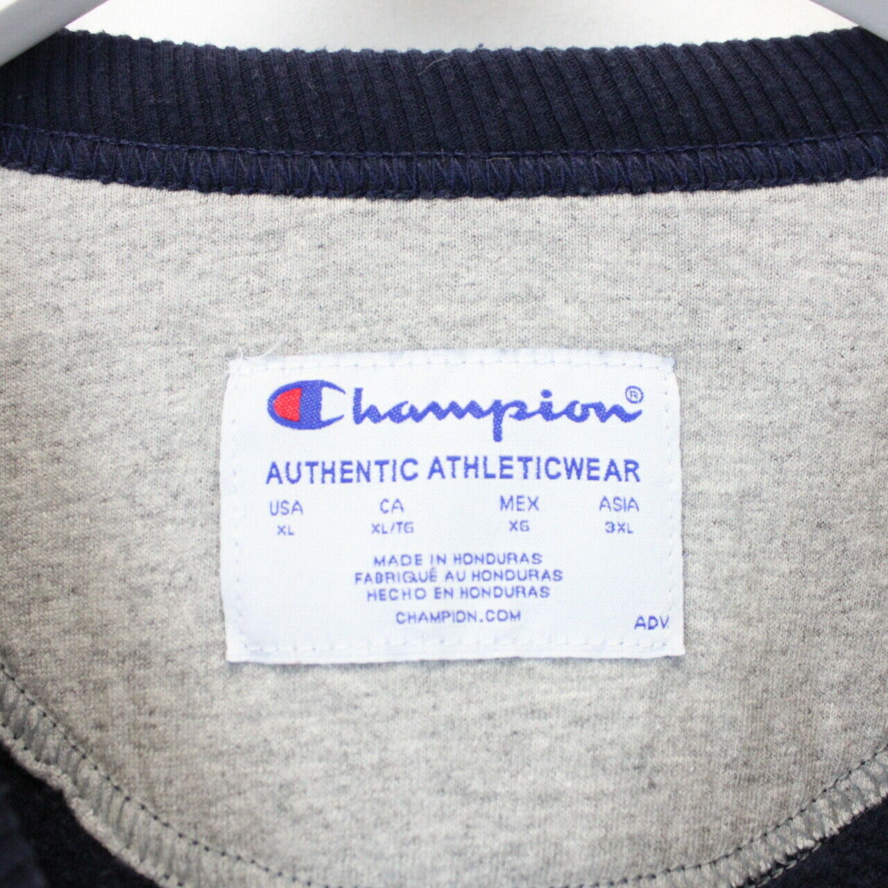 CHAMPION 00s Sweatshirt Navy Blue | XL