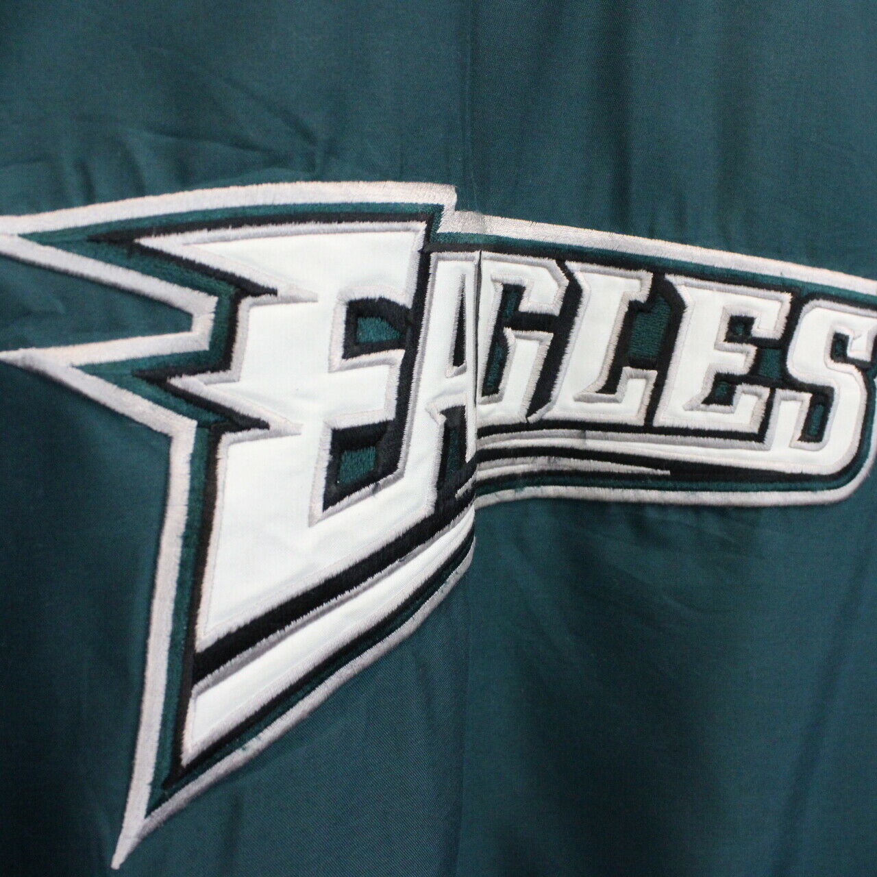 NFL REEBOK 90s Philadelphia EAGLES Jacket Green | XL