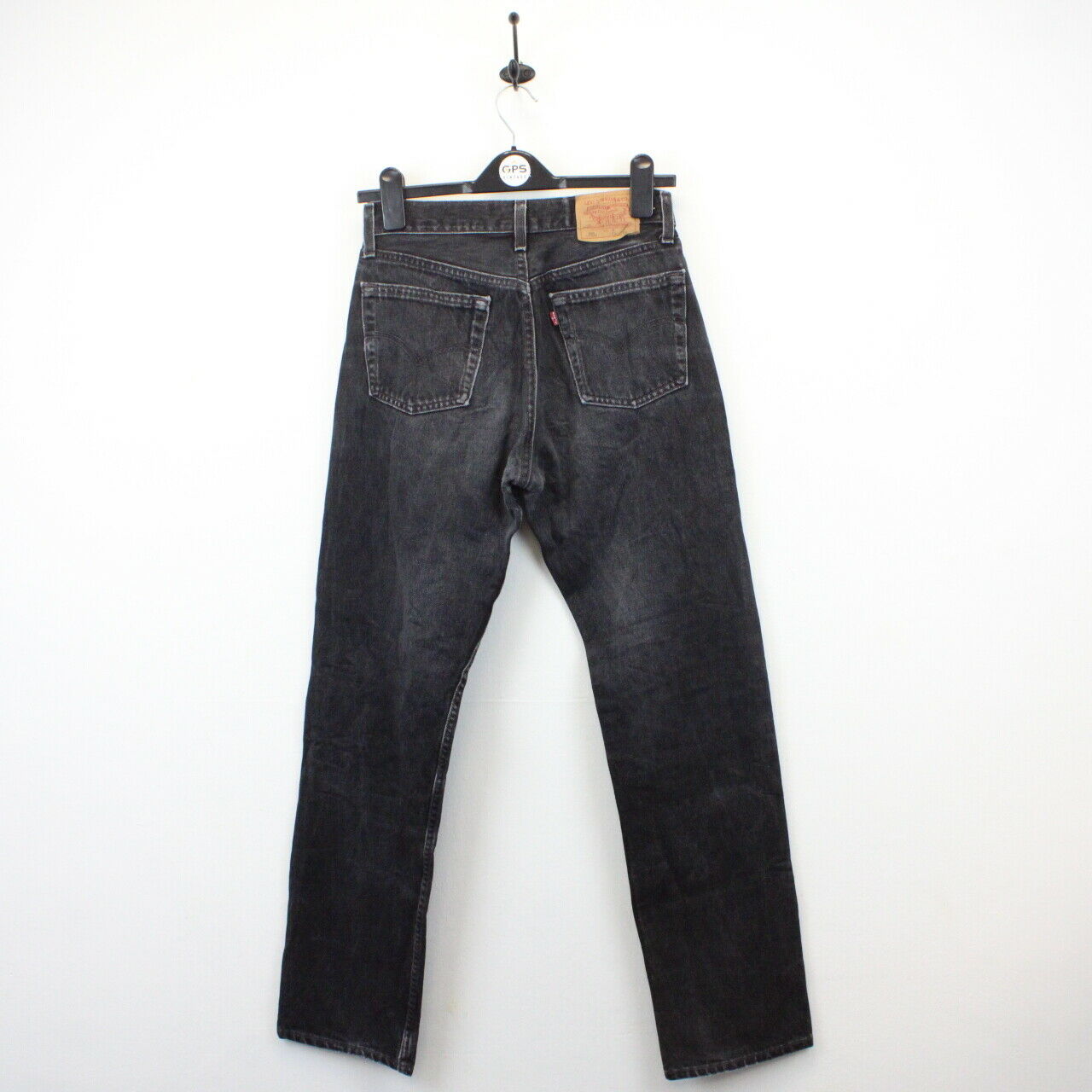 Womens LEVIS 501 Student Jeans Black Charcoal | W29 L32