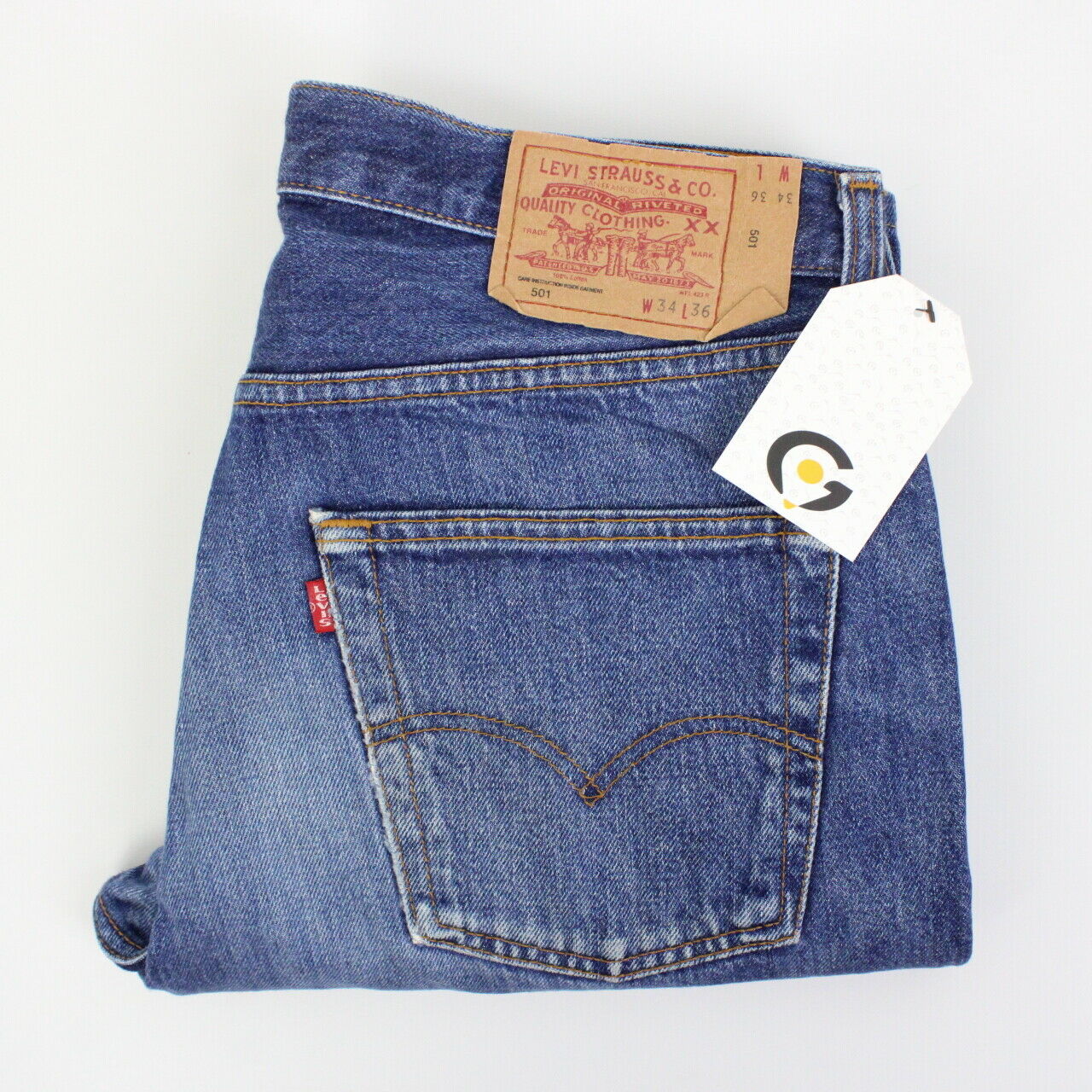 LEVIS 501 Jeans Mid Blue | W34 L30