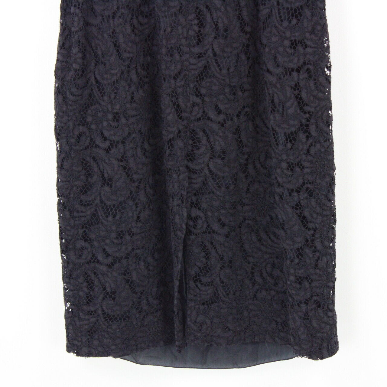 Womens PRADA Lace Dress Black | Medium UK 10