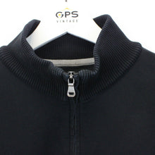 Load image into Gallery viewer, HUGO BOSS 1/4 Zip Sweatshirt Black | XL
